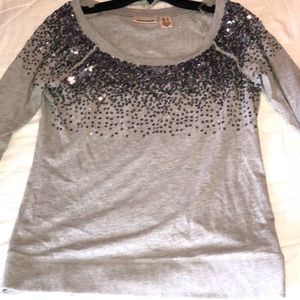 Scoop necked sweater